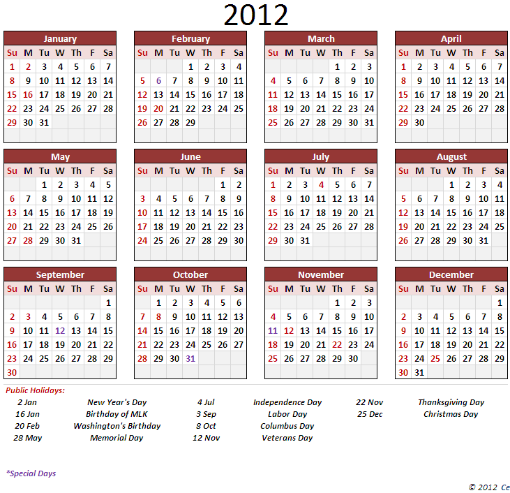 Perpetual Calendar (Advanced)